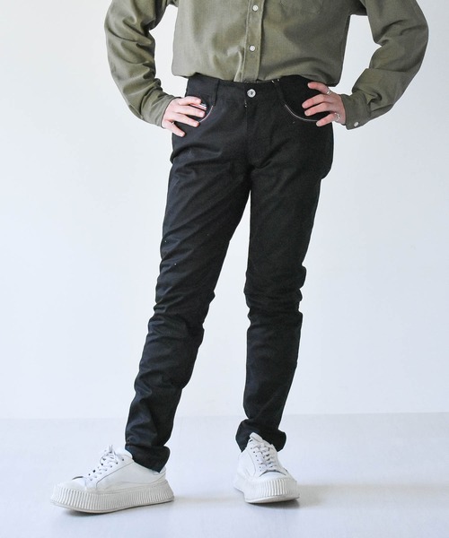 Starting Over（スターティングオーバー）の「サテンストレッチ トリコステッチパンツ（その他パンツ・メンズ・ホワイト/ブラック・L/XL/M）」の10枚目の写真