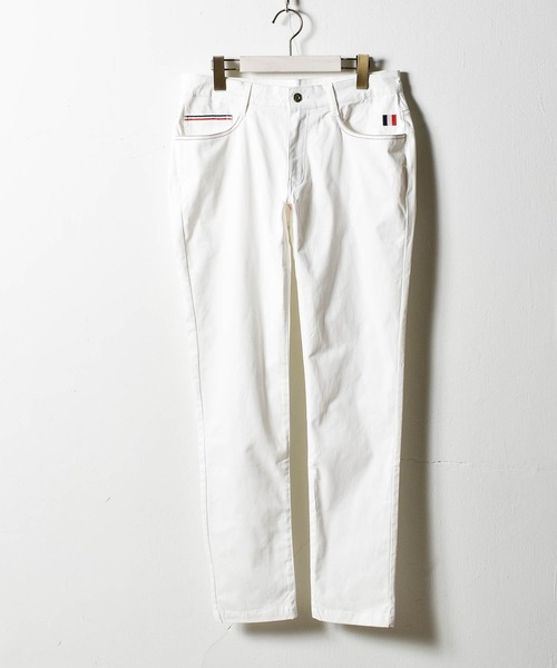 Starting Over（スターティングオーバー）の「サテンストレッチ トリコステッチパンツ（その他パンツ・メンズ・ホワイト/ブラック・L/XL/M）」の13枚目の写真