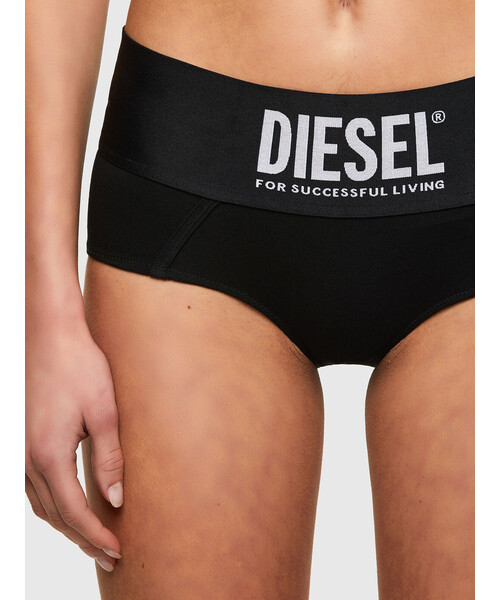DIESEL ロゴパッチエラスティックウエストショーツ レディース アンダーウェア ショーツ（ショーツ）｜DIESEL