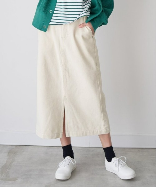 LBC(エルビーシー)の「【選べるセットアップ】LBC 美脚Iラインスカート(スカート・レディース・オフホワイト/ネイビー系/ベージュ/ピンク/スカイブルー/ブラック/マスタード/ライトグレー・M/L)」の17枚目の写真