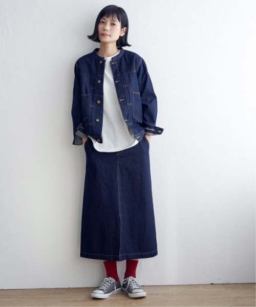 LBC(エルビーシー)の「【選べるセットアップ】LBC 美脚Iラインスカート(スカート・レディース・オフホワイト/ネイビー系/ベージュ/ピンク/スカイブルー/ブラック/マスタード/ライトグレー・M/L)」の14枚目の写真