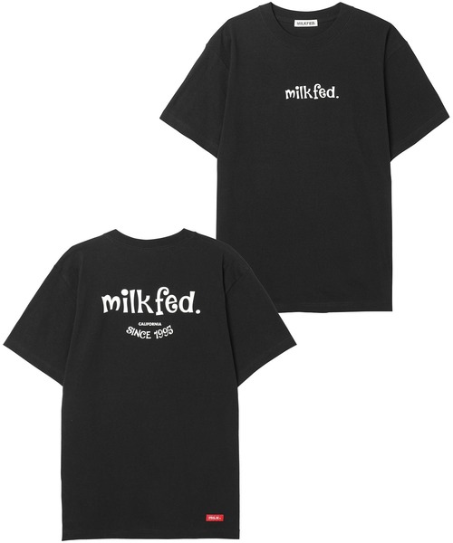 MILKFED.（ミルクフェド）の「S/S TEE CURLY LOGO（Tシャツ/カットソー・レディース・ホワイト/ブラック/ベージュ/オフホワイト/ライトパープル・ONE SIZE）」の15枚目の写真
