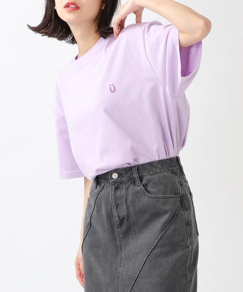 ISTKUNST(イストクンスト)の「【UNISEX】ISTKUNST/U LOGO TEE 2940860(Tシャツ/カットソー・レディース・ホワイト/ブルー/パープル/ブラック/ライトグリーン・MEDIUM/SMALL/LARGE)」の5枚目の写真