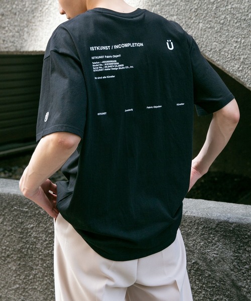 ISTKUNST(イストクンスト)の「【UNISEX】ISTKUNST/U LOGO TEE 2940860(Tシャツ/カットソー・レディース・ホワイト/ブルー/パープル/ブラック/ライトグリーン・MEDIUM/SMALL/LARGE)」の3枚目の写真
