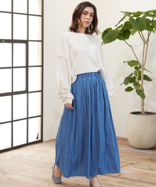 MATCH&more(マッチアンドモア)の「裏毛ダメージ加工ショートプルオーバー(Tシャツ/カットソー・レディース・チャコールグレー/オフホワイト・FREE)」の10枚目の写真