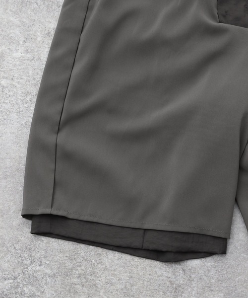 A part by(アパートバイ)の「RyNyハーフパンツ 947195(その他パンツ・レディース・アイボリー/チャコールグレー/ダークネイビー・MEDIUM/LARGE)」の9枚目の写真