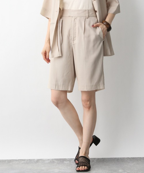 A part by(アパートバイ)の「RyNyハーフパンツ 947195(その他パンツ・レディース・アイボリー/チャコールグレー/ダークネイビー・MEDIUM/LARGE)」の22枚目の写真