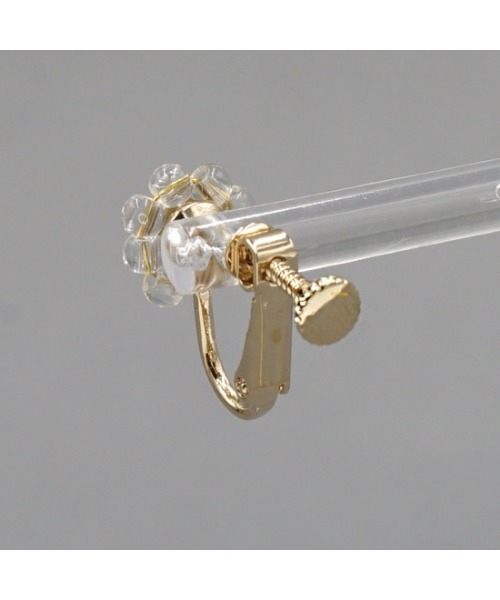 flower（フラワー）の「シアーフルールイヤリング（イヤリング・レディース・ゴールド・FREE）」の9枚目の写真