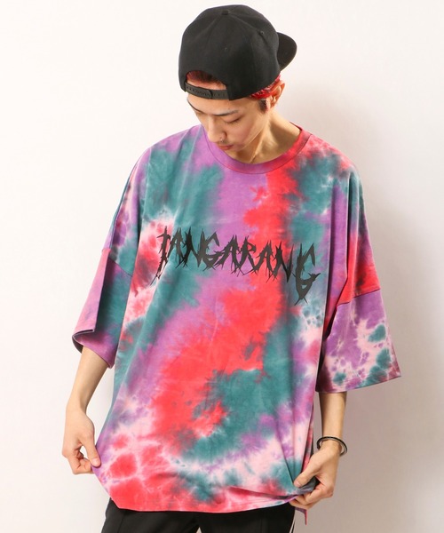 セール Re730 タイダイ染めドルマン半袖tシャツ Tシャツ カットソー Re730 アールイーセブンサーティー のファッション通販 Zozotown