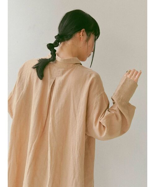 Ungrid（アングリッド）の「ロングルーズシャツワンピース（ワンピース・レディース・オフホワイト/ブルー/モカ・FREE）」の9枚目の写真