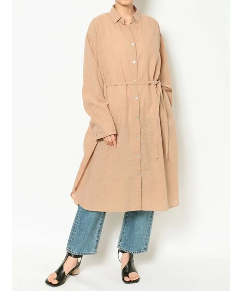 Ungrid（アングリッド）の「ロングルーズシャツワンピース（ワンピース・レディース・オフホワイト/ブルー/モカ・FREE）」の11枚目の写真