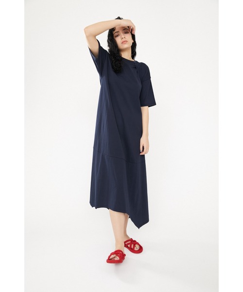 HeRIN.CYE ヘリンドットサイ　レイヤードドレス　ワンピース　ネイビー セール】Layered dress レイヤードドレス（ワンピース）｜HeRIN