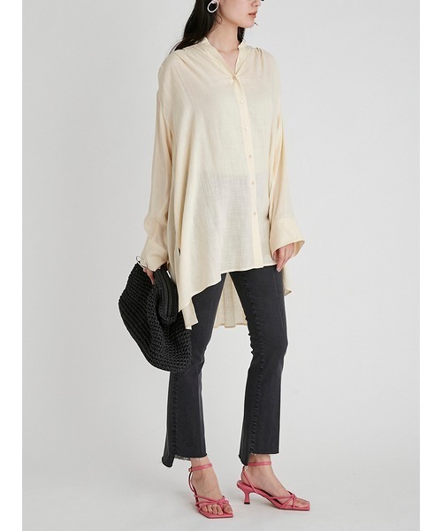 Mila Owen（ミラオーウェン）の「シガレットスキニーデニムパンツ（デニムパンツ・レディース・ライトブルー/ブラック/グレー/ベージュ系その他・1/2/0）」の7枚目の写真