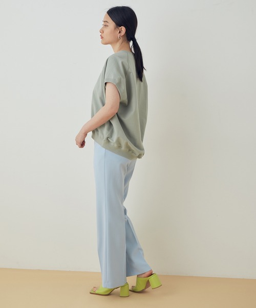 ADAM ET ROPE'（アダムエロペ）の「【一部WEB限定】バックドレーププルオーバー（Tシャツ/カットソー・レディース・ホワイト/グレー/カーキ/ベージュ系その他・FREE）」の6枚目の写真