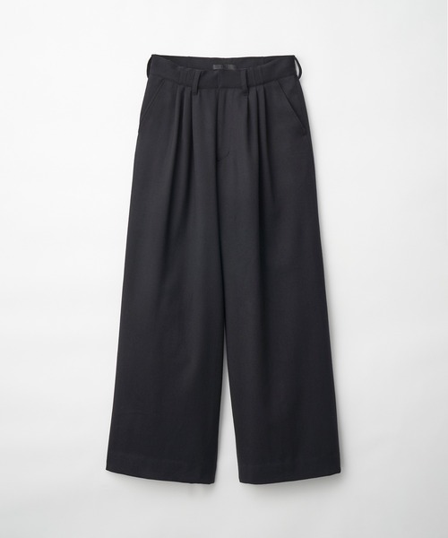 パンツ JUHA 3TUCK WIDE PANTS Juha（ユハ）の「3TUCK WIDE PANTS（スラックス）」 - WEAR
