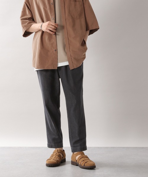 RAGEBLUE（レイジブルー）の「＜USAコットン使用＞綿麻デニムテーパードパンツ/935026（デニムパンツ・メンズ・ネイビー/ダークグレー/ブルー/サックスブルー・MEDIUM/LARGE）」の2枚目の写真