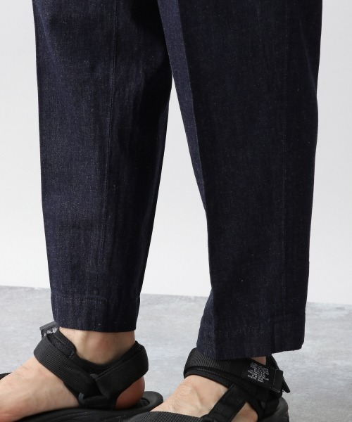 RAGEBLUE（レイジブルー）の「＜USAコットン使用＞綿麻デニムテーパードパンツ/935026（デニムパンツ・メンズ・ネイビー/ダークグレー/ブルー/サックスブルー・MEDIUM/LARGE）」の22枚目の写真