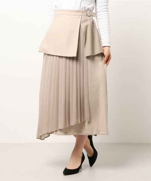 ROSE BUD（ローズバッド）の「異素材プリーツスカート（スカート・レディース・ベージュ/カーキ・FREE）」の15枚目の写真
