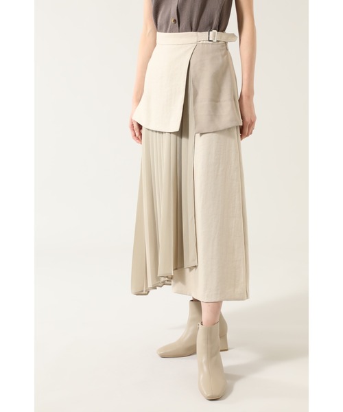 ROSE BUD（ローズバッド）の「異素材プリーツスカート（スカート・レディース・ベージュ/カーキ・FREE）」の17枚目の写真