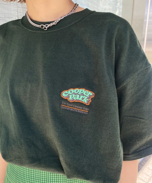 WHO'S WHO gallery(フーズフーギャラリー)の「《WEB限定》COOPERPARK 刺繍TEE(Tシャツ/カットソー・メンズ・ホワイト/アッシュグレー/ブラック/ネイビー/グリーン・FREE)」の8枚目の写真