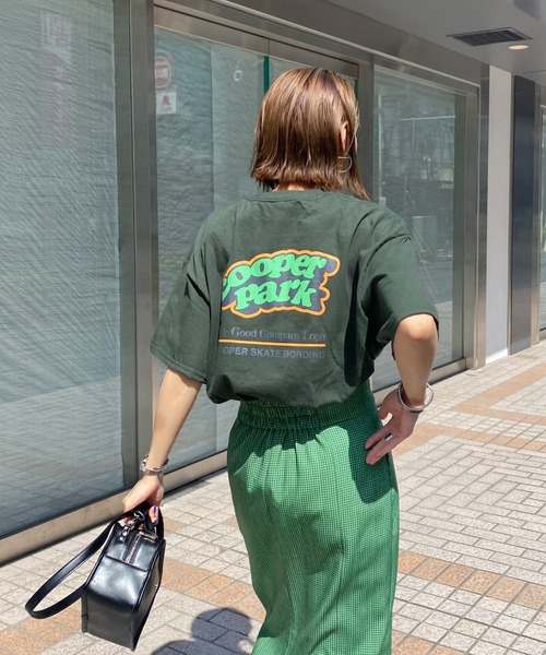 WHO'S WHO gallery(フーズフーギャラリー)の「《WEB限定》COOPERPARK 刺繍TEE(Tシャツ/カットソー・メンズ・ホワイト/アッシュグレー/ブラック/ネイビー/グリーン・FREE)」の9枚目の写真