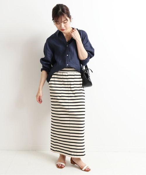 SLOBE IENA★リネンシャツ美品 SLOBE IENA（スローブイエナ）の「Herdmans リネン オーバー