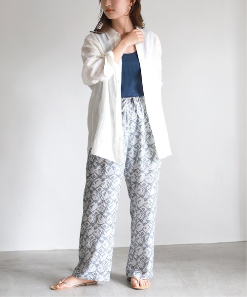 SLOBE IENA★リネンシャツ美品 SLOBE IENA（スローブイエナ）の「Herdmans リネン オーバー