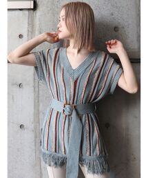 MURUA | ルーズストライプニット(ニット/セーター)