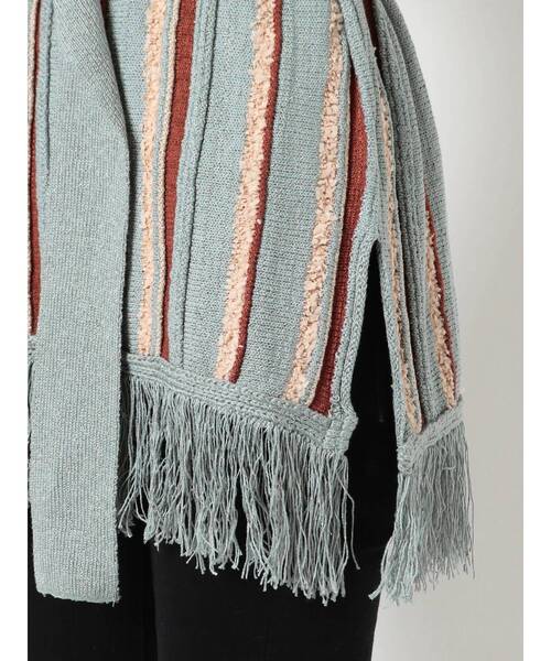 MURUA（ムルーア）の「ルーズストライプニット（ニット/セーター・レディース・アイボリー/ブルー・FREE）」の17枚目の写真