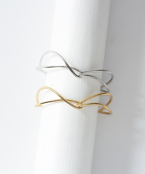 JUICY ROCK(ジューシーロック)の「カーブノットバングル(バングル/リストバンド・レディース・シルバー/ゴールド・ONE SIZE)」の8枚目の写真