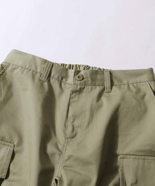 ZIP FIVE(ジップファイブ)の「【ZIP FIVE】6ポケット ワイドシルエット カーゴショーツ(カーゴパンツ・メンズ・カーキ/ブラック/ベージュ/ライトベージュ/アイボリー/パープル/ブラウン/ブルー・MEDIUM/LARGE)」の9枚目の写真