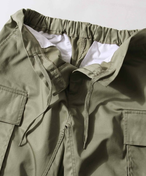 ZIP FIVE(ジップファイブ)の「【ZIP FIVE】6ポケット ワイドシルエット カーゴショーツ(カーゴパンツ・メンズ・カーキ/ブラック/ベージュ/ライトベージュ/アイボリー/パープル/ブラウン/ブルー・MEDIUM/LARGE)」の11枚目の写真