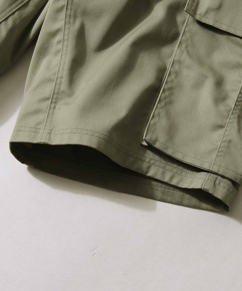 ZIP FIVE(ジップファイブ)の「【ZIP FIVE】6ポケット ワイドシルエット カーゴショーツ(カーゴパンツ・メンズ・カーキ/ブラック/ベージュ/ライトベージュ/アイボリー/パープル/ブラウン/ブルー・MEDIUM/LARGE)」の15枚目の写真