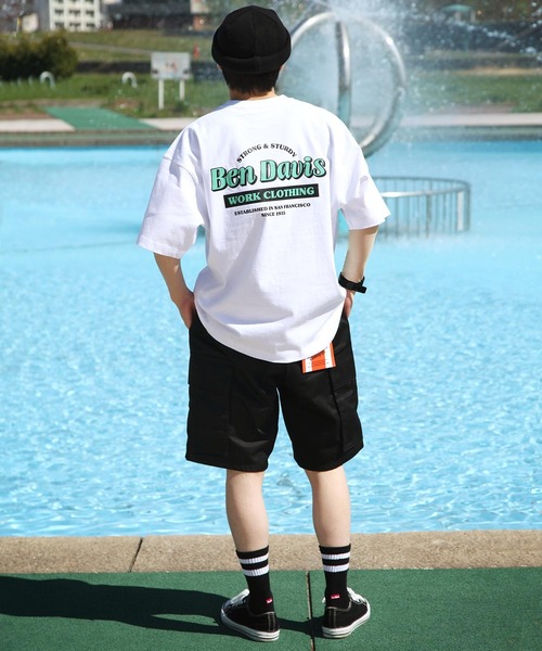 ZIP FIVE(ジップファイブ)の「【ZIP FIVE】6ポケット ワイドシルエット カーゴショーツ(カーゴパンツ・メンズ・カーキ/ブラック/ベージュ/ライトベージュ/アイボリー/パープル/ブラウン/ブルー・MEDIUM/LARGE)」の21枚目の写真