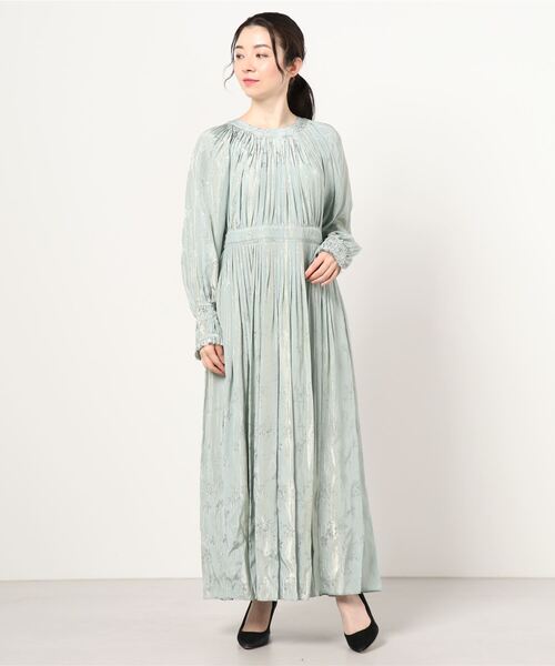 Stripe Clane クラネ のファッション Piece ワンピース Flower Flower セール Lame One Packrite Com