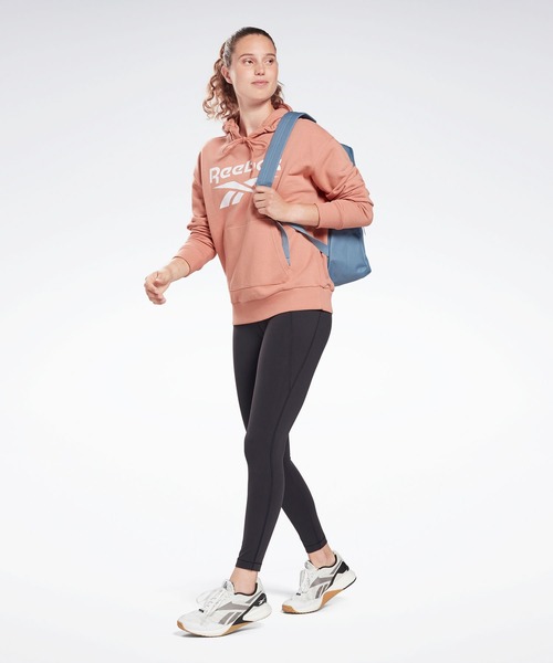 Reebok(リーボック)の「 アイデンティティ ロゴ フレンチテリー フーディー / Identity Logo French Terry Hoodie(パーカー・レディース・ヘザーグレー/ブルー/ホワイト×ブラック/ライトグレー/コーラルピンク/グレー×ホワイト/ピンク系その他/ブラック・SMALL/MEDIUM/LARGE/X-LARGE/X-SMALL)」の15枚目の写真