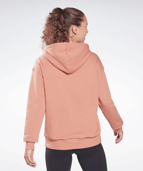 Reebok(リーボック)の「 アイデンティティ ロゴ フレンチテリー フーディー / Identity Logo French Terry Hoodie(パーカー・レディース・ヘザーグレー/ブルー/ホワイト×ブラック/ライトグレー/コーラルピンク/グレー×ホワイト/ピンク系その他/ブラック・SMALL/MEDIUM/LARGE/X-LARGE/X-SMALL)」の16枚目の写真