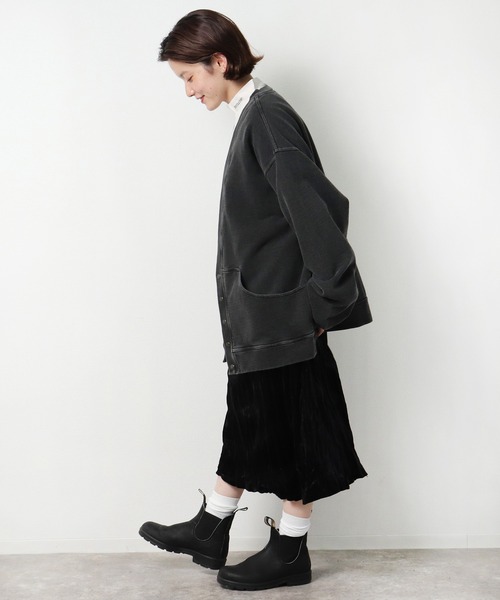 CAL O LINE（キャルオーライン）の「【 CAL O LINE / キャル オー ライン ] スウェットカーディガン CL212016 SES（カーディガン/ボレロ・メンズ・ブラック・M/L）」の12枚目の写真