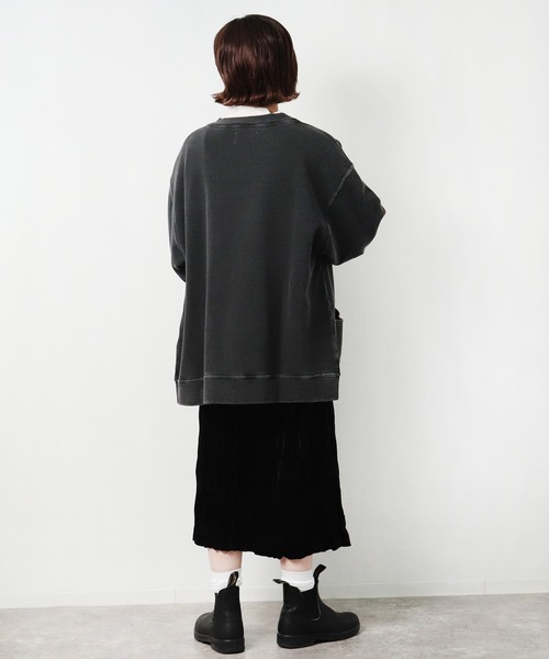 CAL O LINE（キャルオーライン）の「【 CAL O LINE / キャル オー ライン ] スウェットカーディガン CL212016 SES（カーディガン/ボレロ・メンズ・ブラック・M/L）」の14枚目の写真