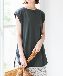 IENA | 和紙天竺ノースリーブプルオーバー◆(Tシャツ/カットソー)