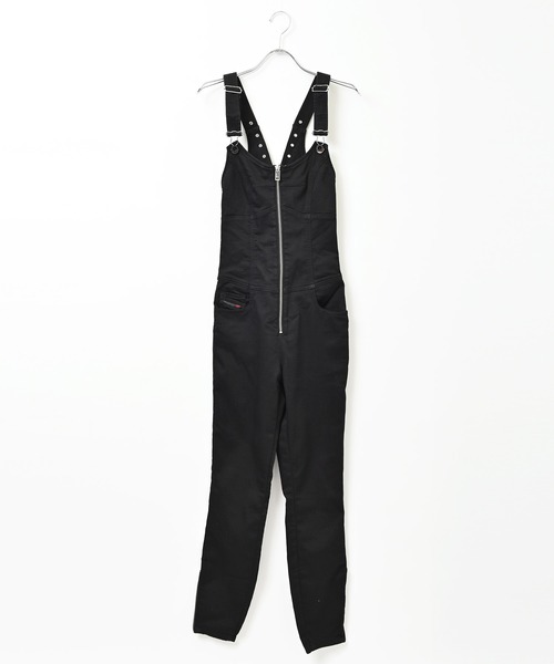 DIESEL(ディーゼル)の「DIESEL (ディーゼル) INDER 686E JoggJeans JUMPSUITS サロペット(サロペット/オーバーオール・レディース・ブラック・S)」の7枚目の写真