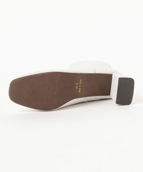 B:MING by BEAMS（ビーミングバイビームス）の「B:MING by BEAMS / スクエアトゥ ブーツ 21AW（ブーツ・レディース・ベージュ/オフホワイト/ブラウン系その他/パイソン・22.5/24.5/23.5）」の5枚目の写真