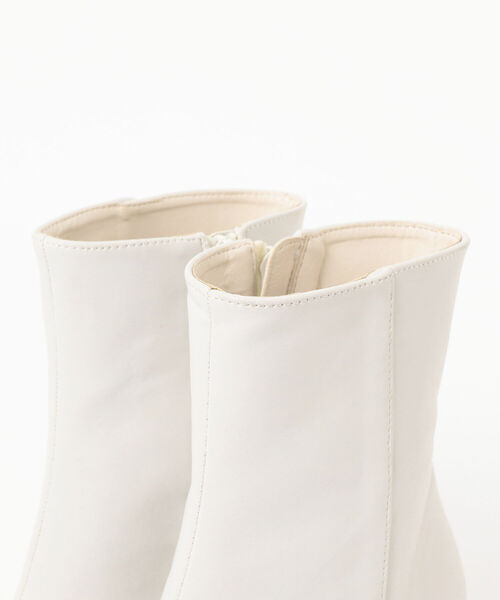 B:MING by BEAMS（ビーミングバイビームス）の「B:MING by BEAMS / スクエアトゥ ブーツ 21AW（ブーツ・レディース・ベージュ/オフホワイト/ブラウン系その他/パイソン・22.5/24.5/23.5）」の8枚目の写真