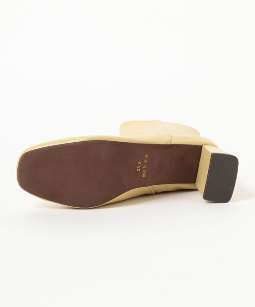 B:MING by BEAMS（ビーミングバイビームス）の「B:MING by BEAMS / スクエアトゥ ブーツ 21AW（ブーツ・レディース・ベージュ/オフホワイト/ブラウン系その他/パイソン・22.5/24.5/23.5）」の15枚目の写真