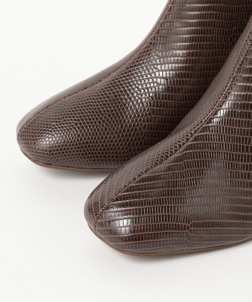 B:MING by BEAMS（ビーミングバイビームス）の「B:MING by BEAMS / スクエアトゥ ブーツ 21AW（ブーツ・レディース・ベージュ/オフホワイト/ブラウン系その他/パイソン・22.5/24.5/23.5）」の20枚目の写真