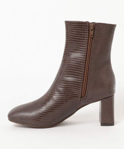 B:MING by BEAMS（ビーミングバイビームス）の「B:MING by BEAMS / スクエアトゥ ブーツ 21AW（ブーツ・レディース・ベージュ/オフホワイト/ブラウン系その他/パイソン・22.5/24.5/23.5）」の21枚目の写真