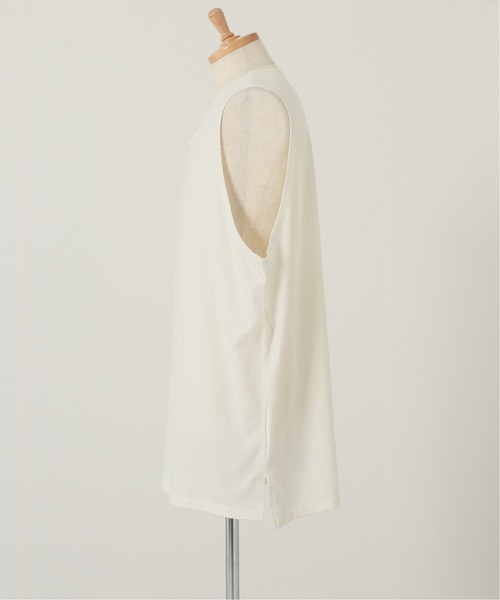 JOURNAL STANDARD J.S HOMESTEAD（ジャーナルスタンダードホームステッド）の「C/HEMP LOOSE タンクトップ（タンクトップ・メンズ・アイボリー/ネイビー・MEDIUM/LARGE）」の12枚目の写真