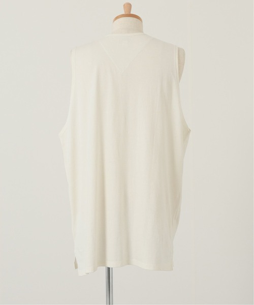 JOURNAL STANDARD J.S HOMESTEAD（ジャーナルスタンダードホームステッド）の「C/HEMP LOOSE タンクトップ（タンクトップ・メンズ・アイボリー/ネイビー・MEDIUM/LARGE）」の8枚目の写真