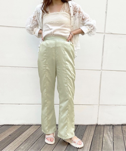 apres jour clair（アプレジュールクレア）の「【apres jour clair】カラーイージーパンツ【ZOZOTOWN限定アイテム】（その他パンツ・レディース・ミント/モカ/オレンジ・X-LARGE/SMALL/MEDIUM）」の22枚目の写真