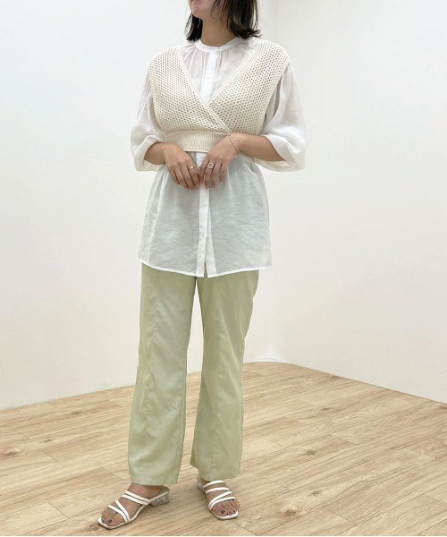 apres jour clair（アプレジュールクレア）の「【apres jour clair】カラーイージーパンツ【ZOZOTOWN限定アイテム】（その他パンツ・レディース・ミント/モカ/オレンジ・X-LARGE/SMALL/MEDIUM）」の19枚目の写真